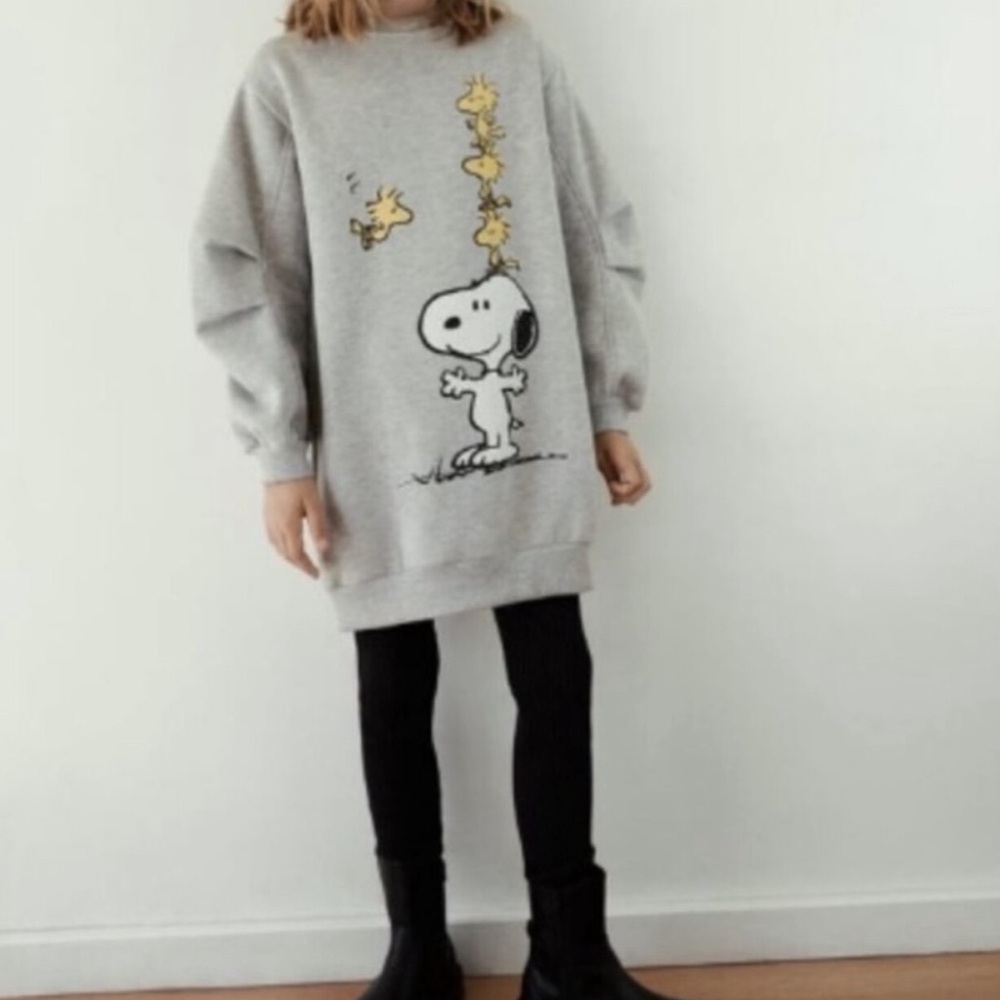Zara Girls Snoopy Sweatshirt